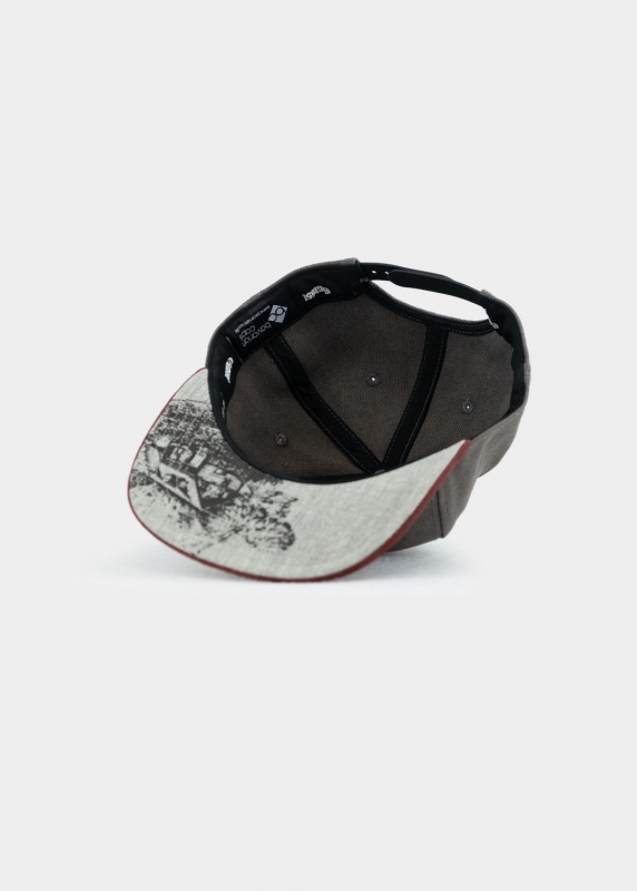 Cap "Grassl" - dunkelgrau (Snapback)